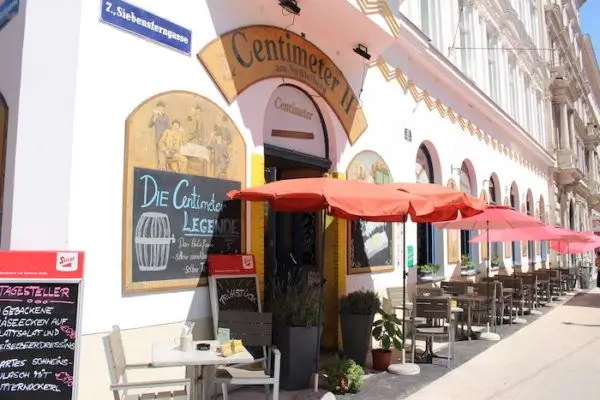 Centimeter am Spittelberg in Wien