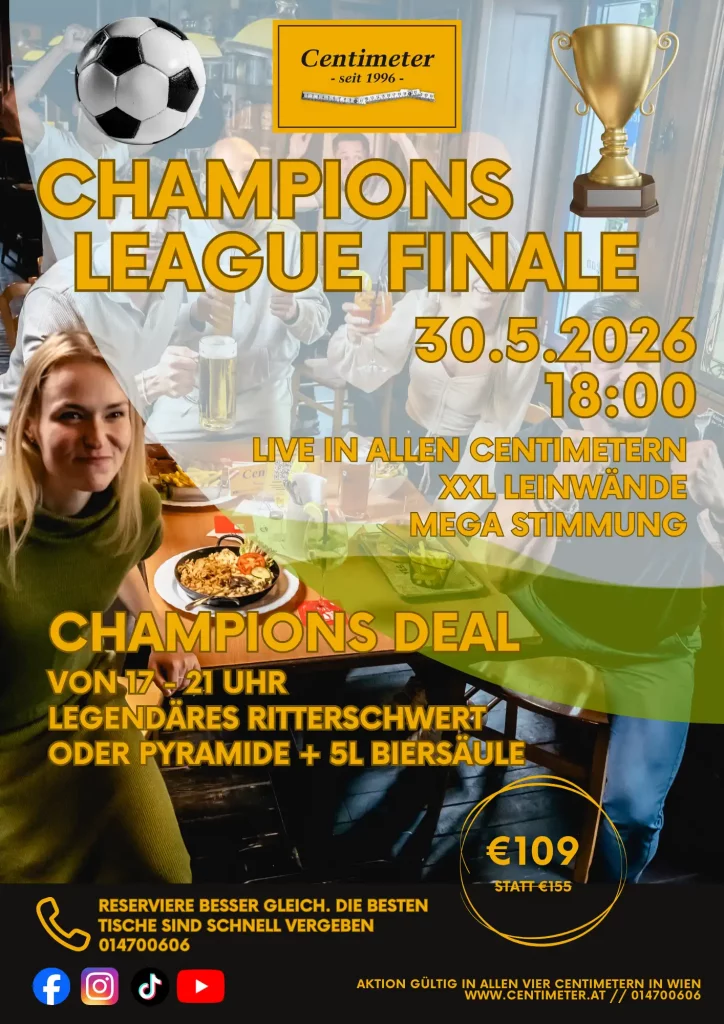 Champions League Deal Centimeter