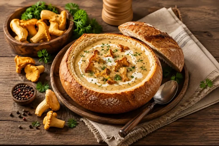 Eierschwammerlcremesuppe Rezept - Centimeter Wien