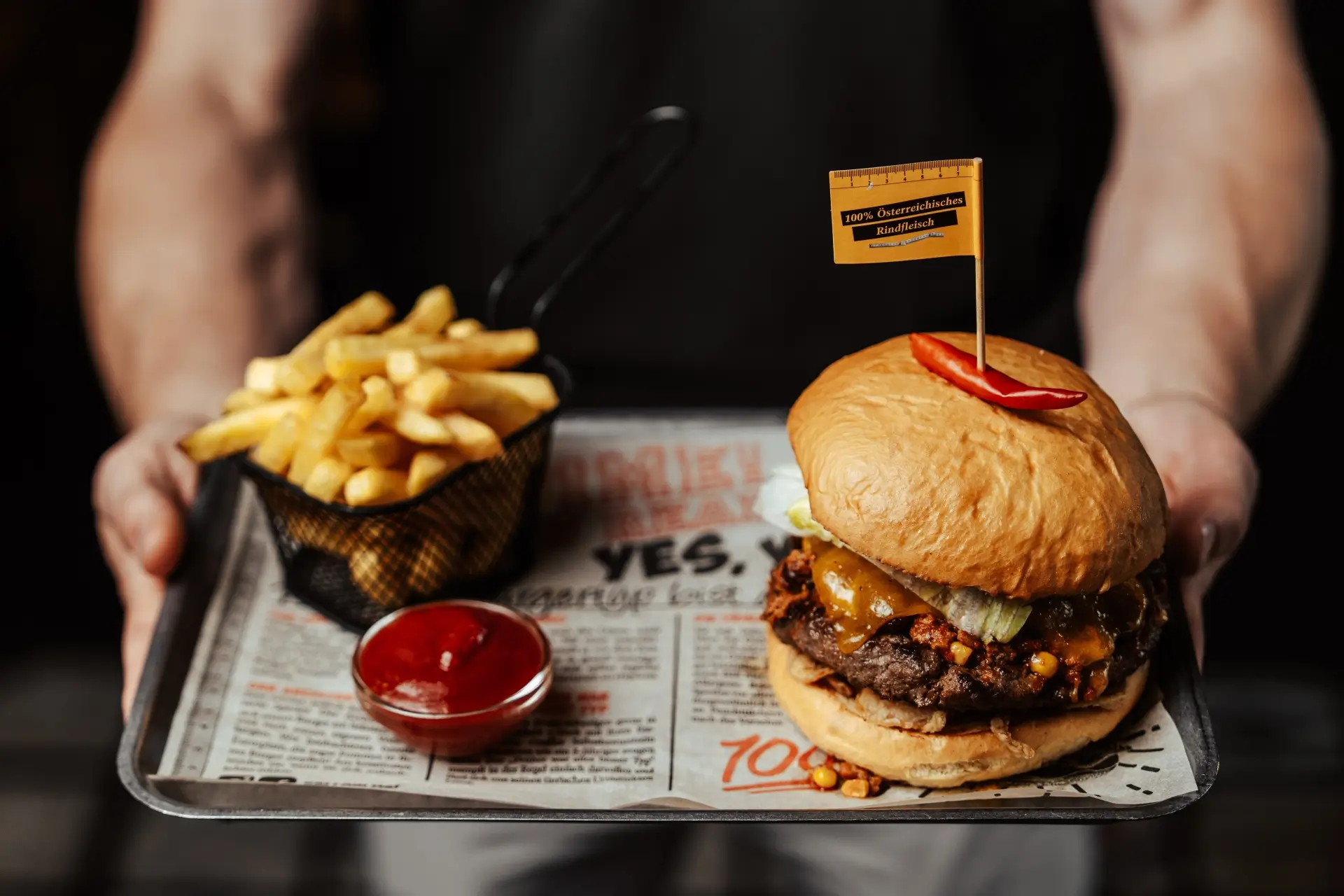 Einzigartige Burger Wien - Centimeter